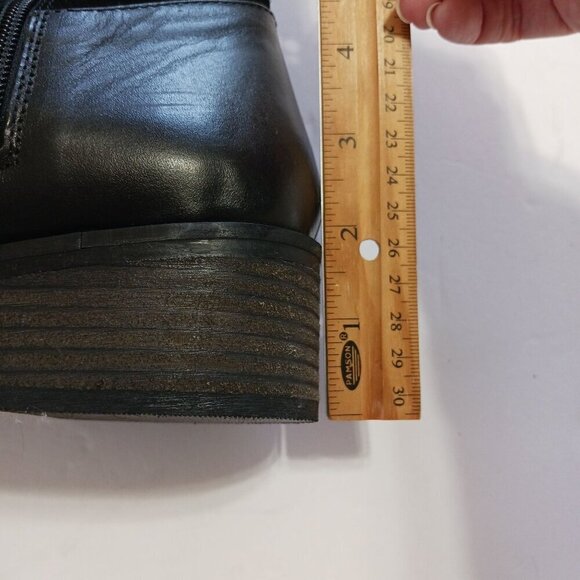 Matisse Lola Black Suede Leather Over The Knee Boots Size 9 - Picture 13 of 13